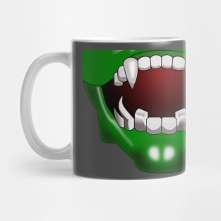 Green Monster Mask Mouth Mug